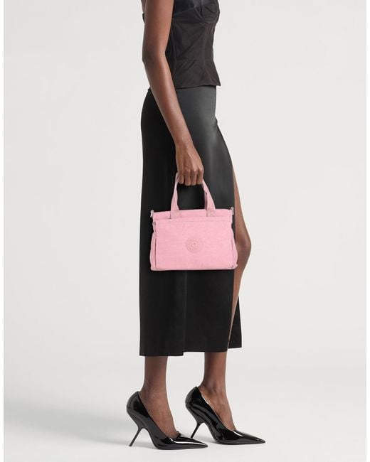 Kipling Pink Handbag Polyamide