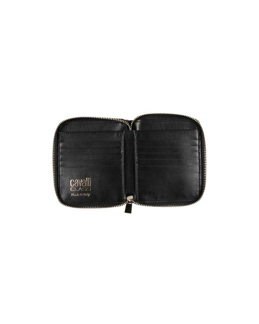 Billetera Roberto Cavalli de color Black