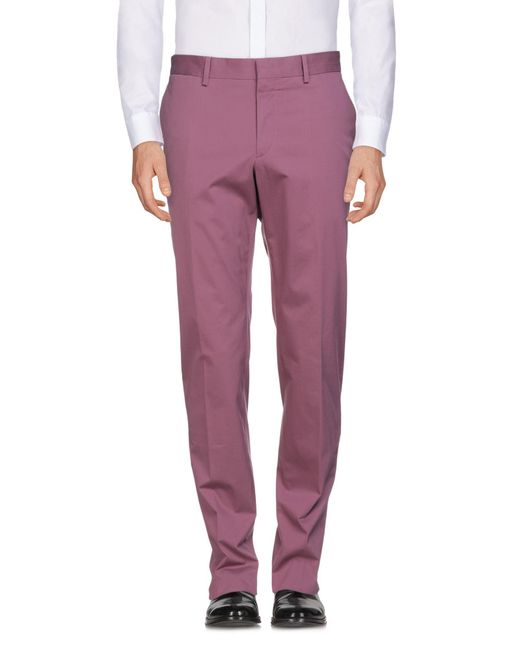 Zegna Purple Pants for men