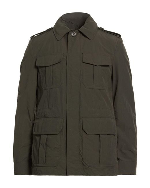 Montedoro Green Jacket Polyamide, Cotton for men