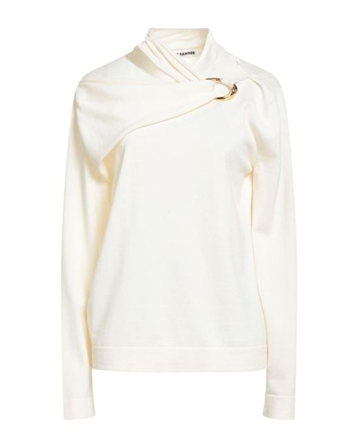 Jil Sander White Jumper