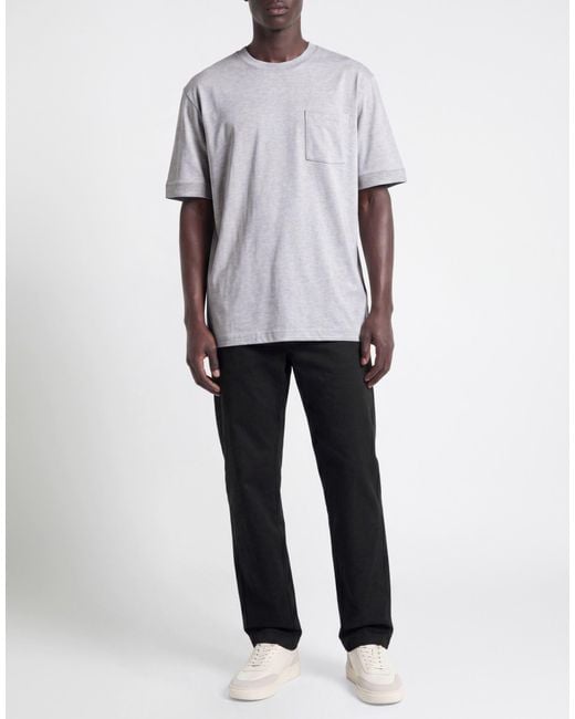 Camiseta Kiton de hombre de color Gray