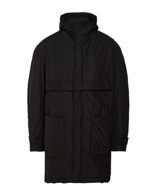 Hevò Black Coat Polyester for men