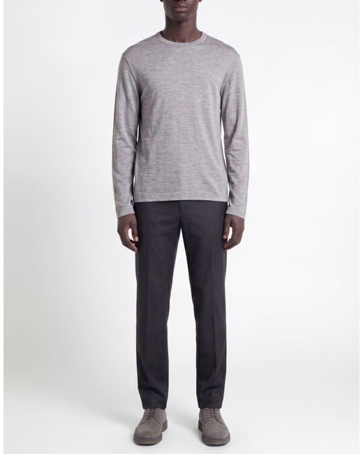 Officine Generale Gray Sweater Wool, Polyamide for men