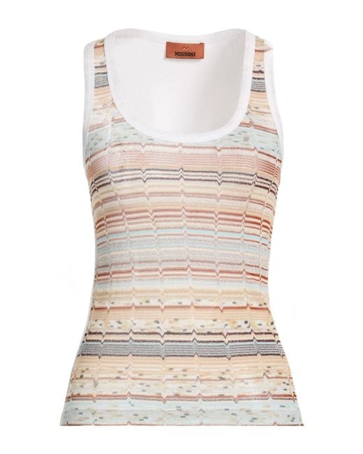 Top Missoni de color White