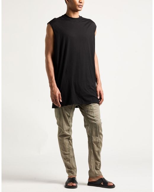 Rick Owens Black T-Shirt Cotton for men