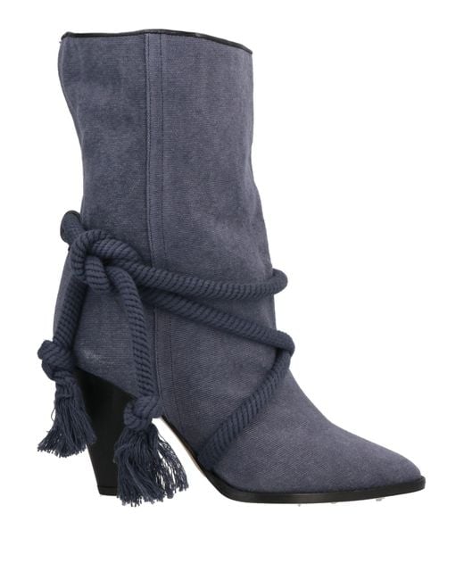 Isabel Marant Blue Ankle Boots