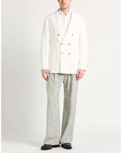 Brunello Cucinelli Natural Blazers for men