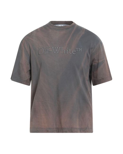 Off-White c/o Virgil Abloh Gray T-shirt for men