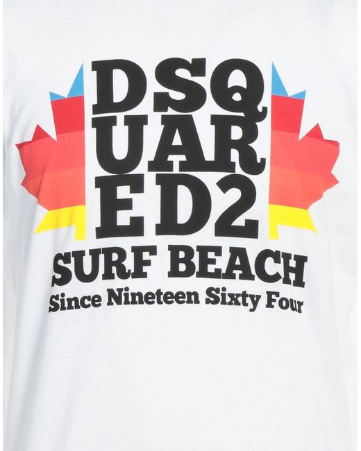 DSquared² White T-shirt for men