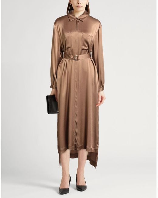 Vestido Midi Semicouture de color Brown