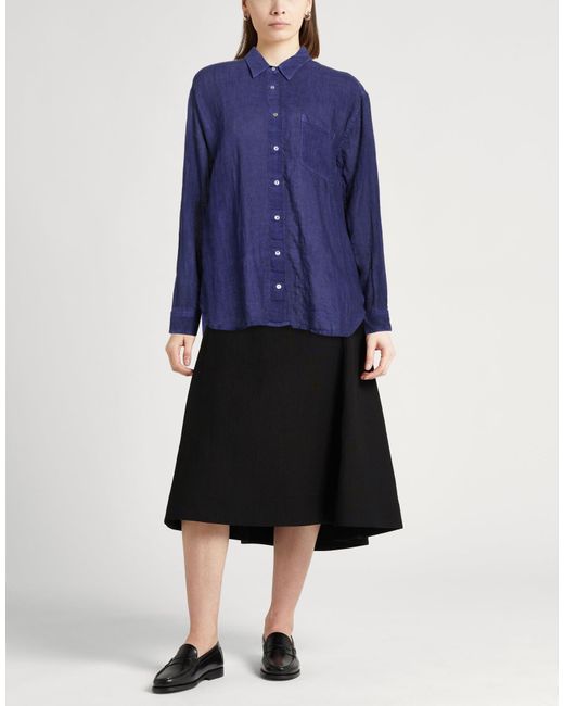 120% Lino Blue Shirt