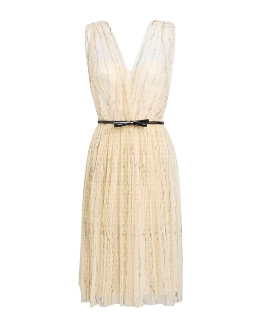 Elisabetta Franchi Natural Midi Dress