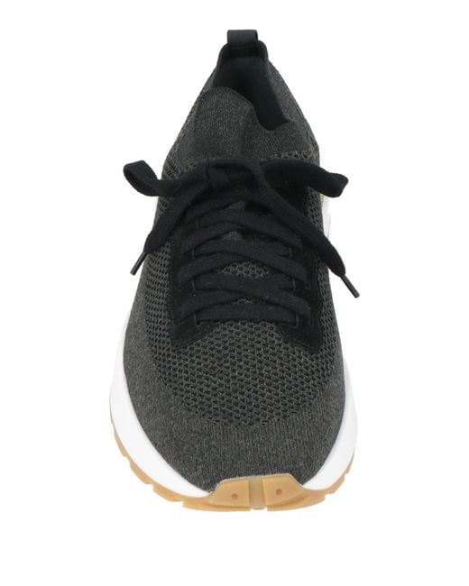 Gran Sasso Black Trainers for men