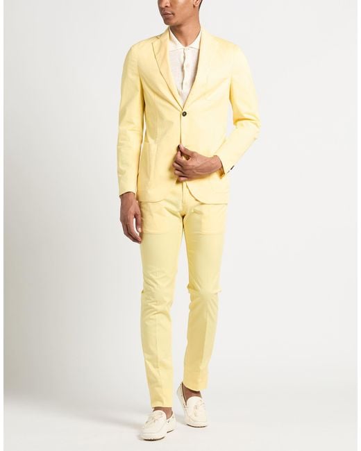Incotex Yellow Suit for men