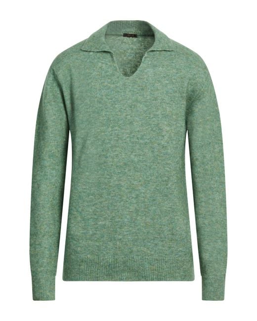 Officina 36 Green Sweater Polyamide, Alpaca Wool, Virgin Wool, Elastane for men
