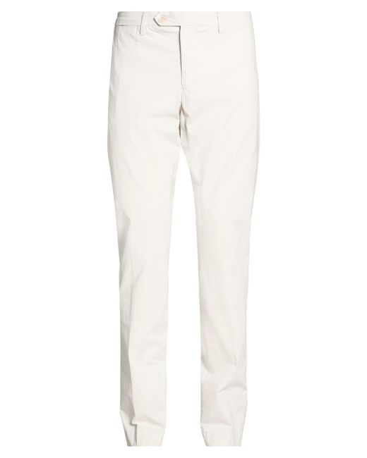 Hackett White Pants Cotton, Elastane for men