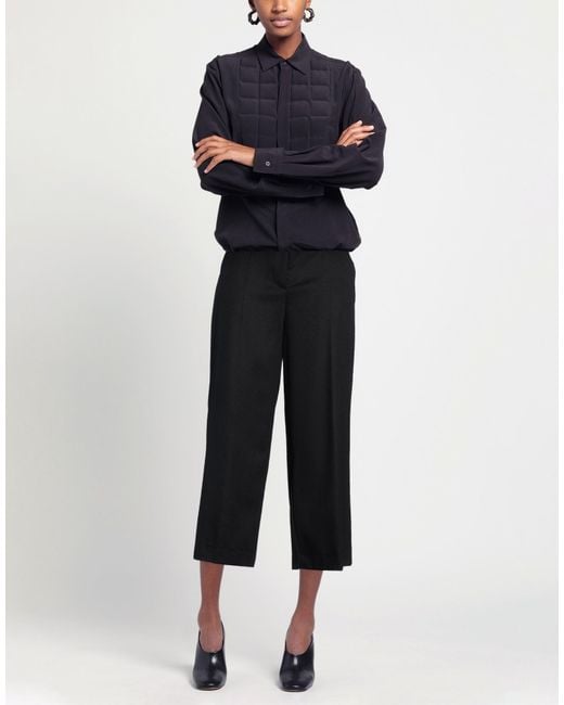 Max Mara Black Pants Virgin Wool