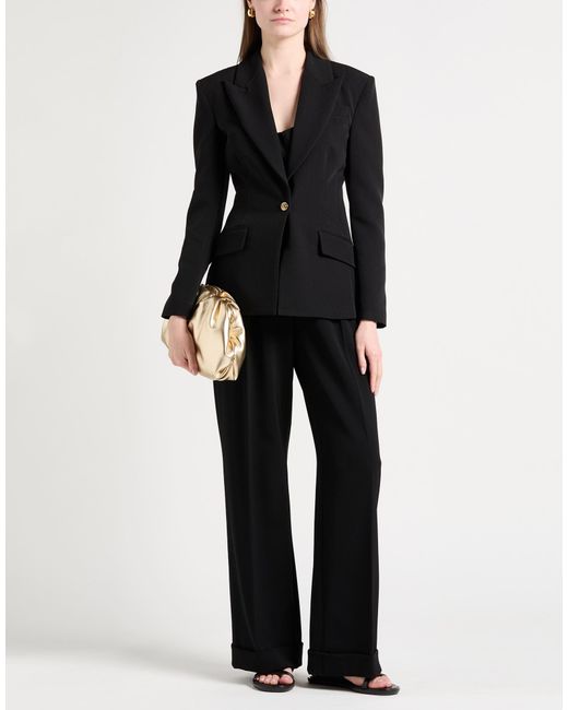 Versace Jeans Couture Black Blazer Polyester, Elastane