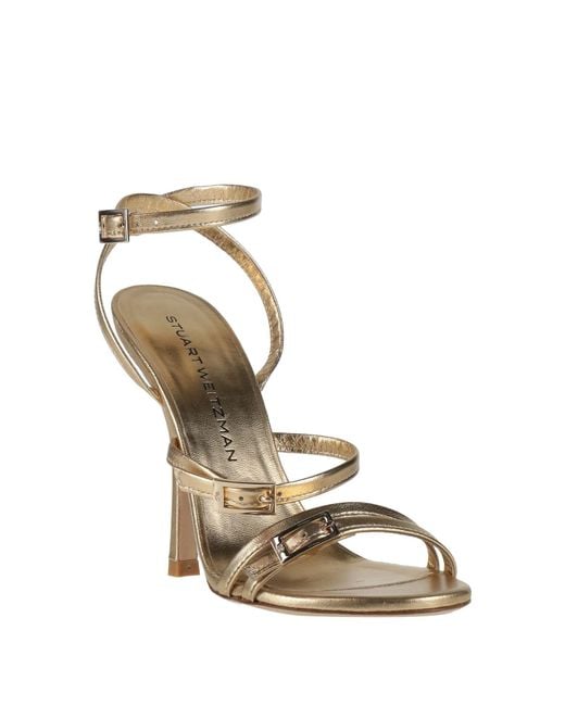 Stuart Weitzman Metallic Sandale