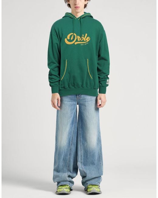Drole de Monsieur Green Sweatshirt Cotton for men