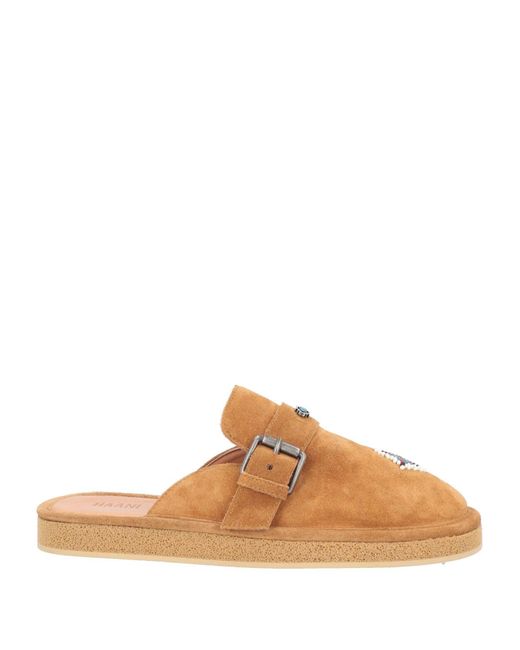 HAANI Brown Mules & Clogs