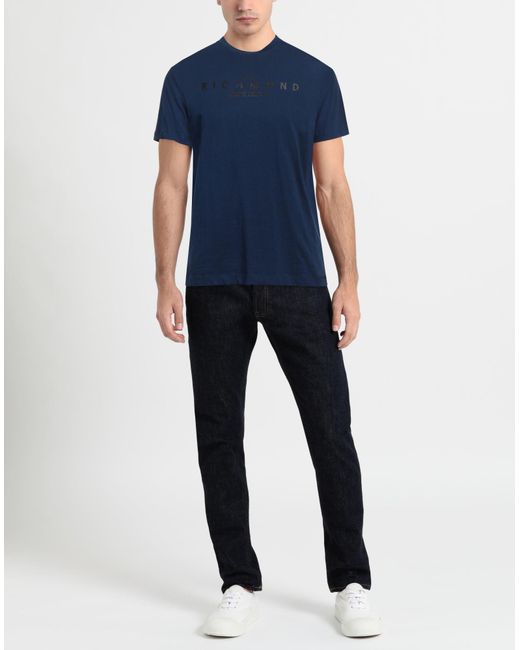 John Richmond Blue T-shirt for men