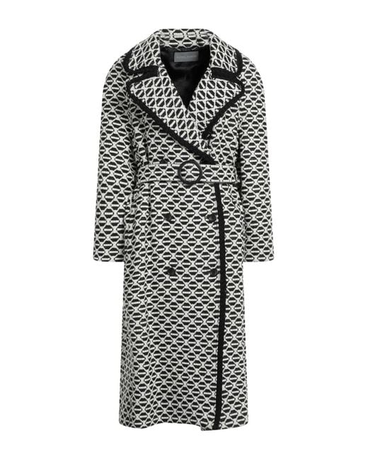 Alberta Ferretti Black Coat Wool, Polyamide