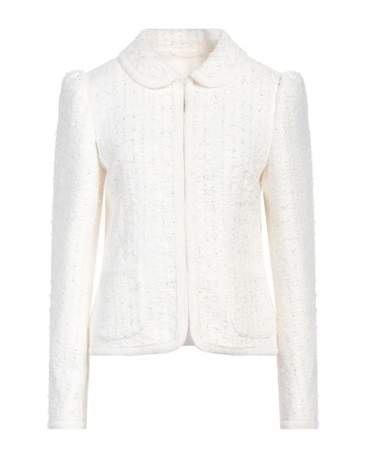 Maison Common White Jacke & Anorak