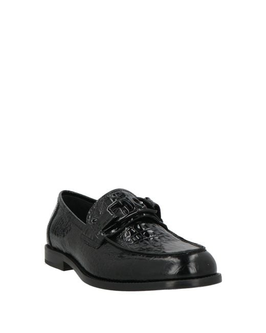 Giovanni Conti Black Loafers Leather for men