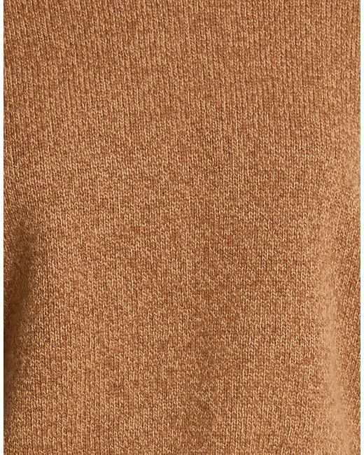 Akep Brown Turtleneck Wool