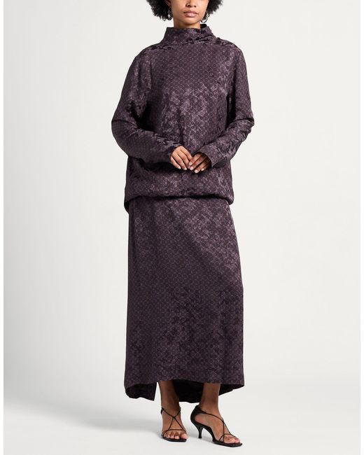 Dries Van Noten Purple Maxi Dress