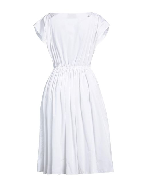 Miu Miu White Midi Dress