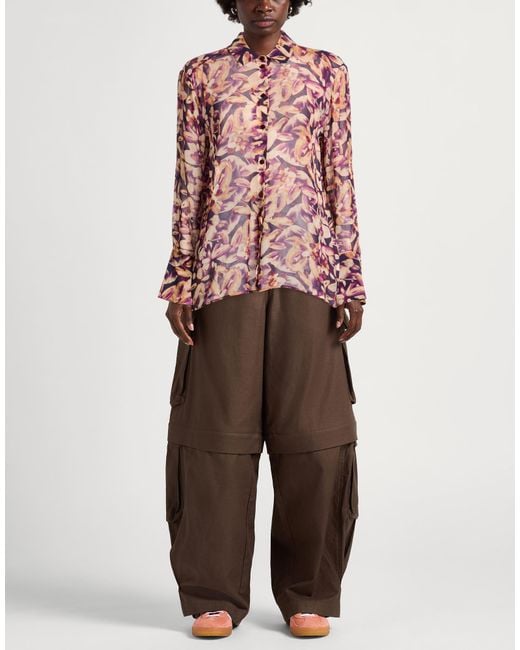 Patrizia Pepe Pink Shirt Viscose, Polyester