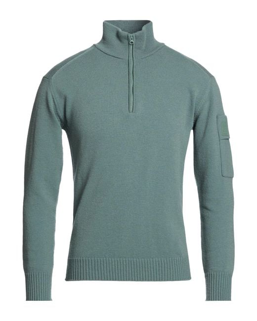 C P Company Green Dark Sweater Polyamide, Wool, Polyester for men