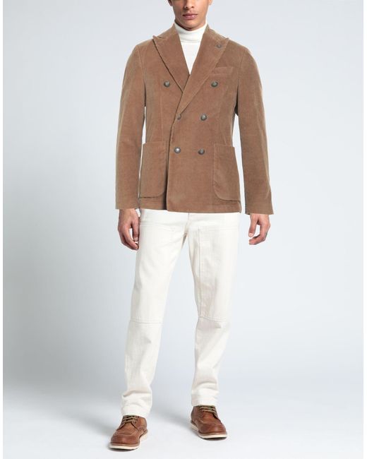 Officina 36 Brown Blazer for men