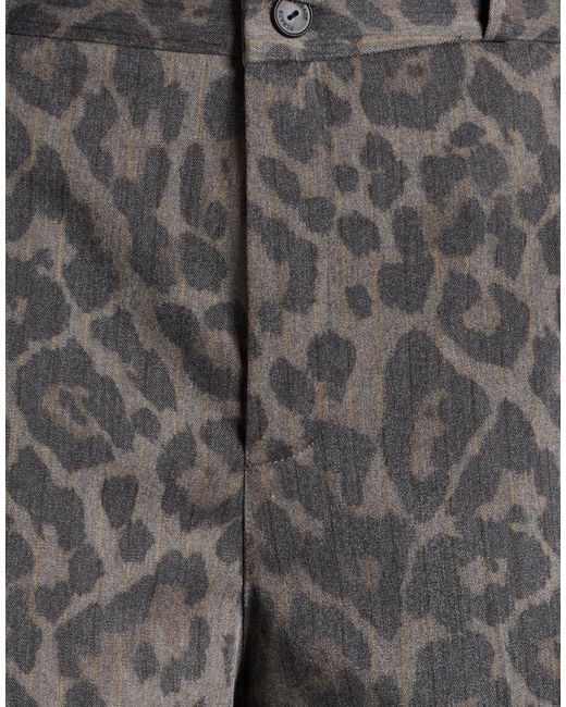 Please Gray Pants Polyester, Viscose, Elastane