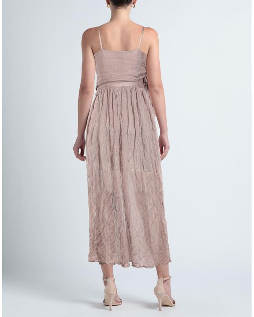 Robe longue Emporio Armani en coloris Gray