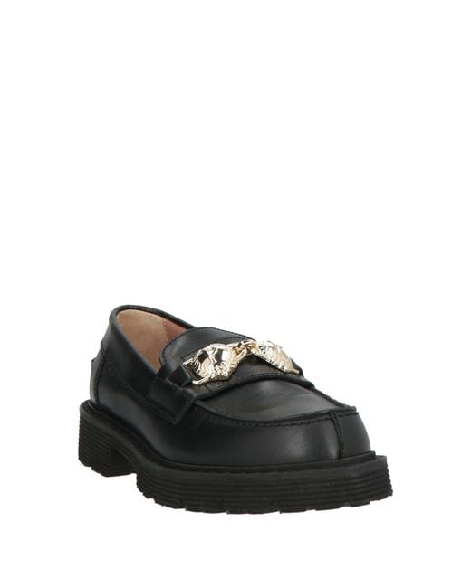 Pollini Black Mokassin