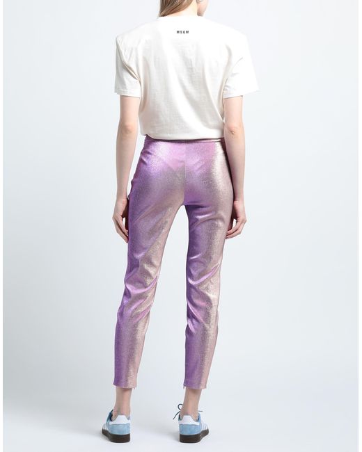 Boutique Moschino Purple Hose