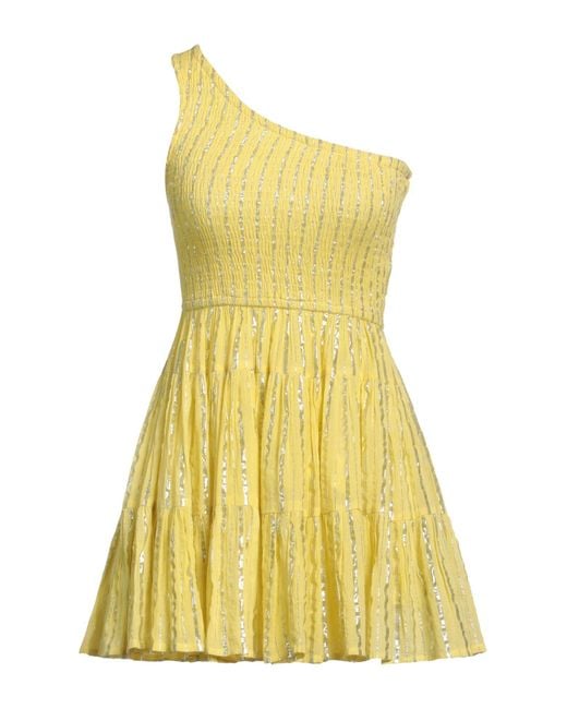 Sundress Yellow Mini Dress
