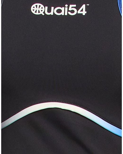 Nike Blue Charcoal Top Polyester, Elastane