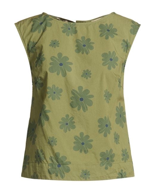 ALESSIA SANTI Green Top Cotton