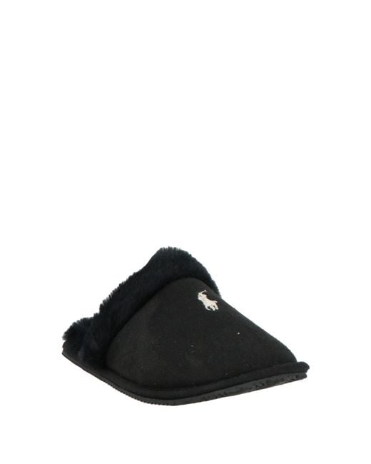 Polo Ralph Lauren Black House Slipper
