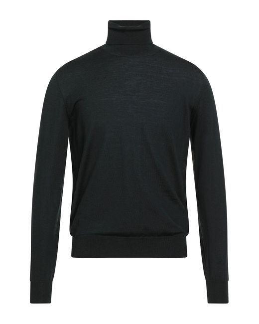 FILIPPO DE LAURENTIIS Rollkragenpullover in Black für Herren