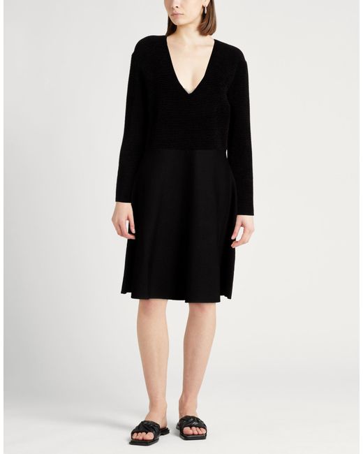 Emporio Armani Black Midi Dresses