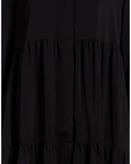 Hemisphere Black Mini Dress Polyester