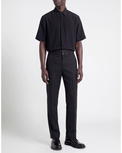 John Richmond Black Pants Wool for men