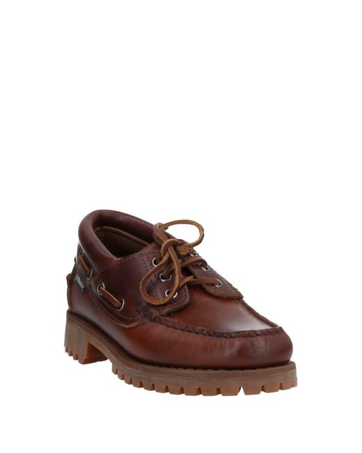 Sebago Brown Loafers Soft Leather for men