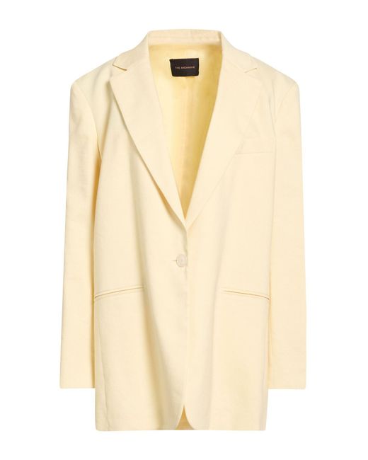 ANDAMANE Natural Blazer Linen, Viscose, Elastane